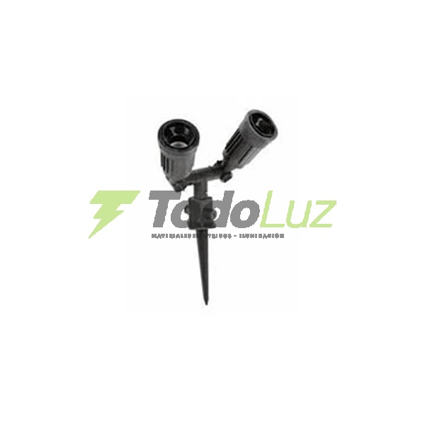 ESTACA DE JARDIN PARA 2 LAMP. PAR-38