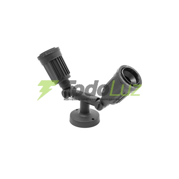 BASE DE JARDIN PARA 2 LAMP. PAR-38
