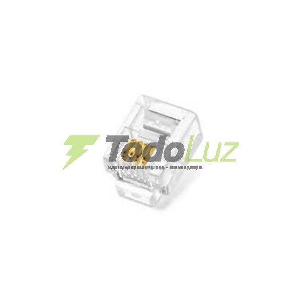 FICHA PLUG TEL RJ-11