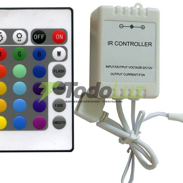 CONTROLADOR PARA RGB 6A C/CONTROL REMOTO