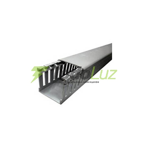 CABLECANAL RANURADO 40 X 70 MM GRIS X 2MTS