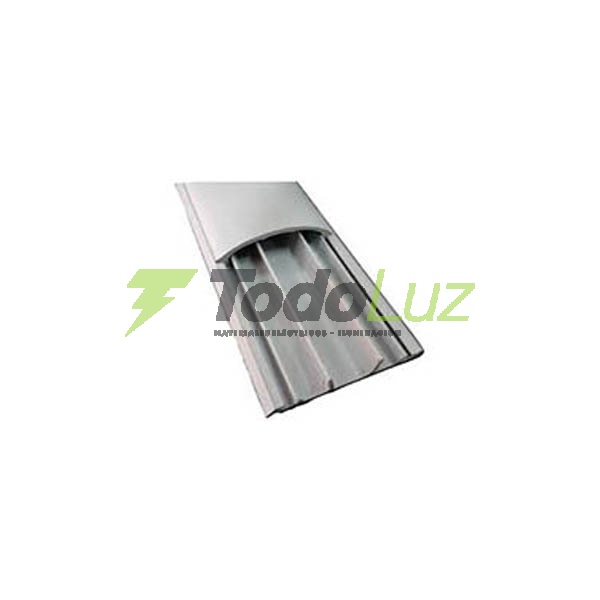 PISOCANAL 75 X 17 MM S/ADHESIVO GRIS X 2MTS