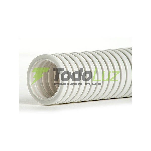 CA&Ntilde;O FLEXIBLE PVC (16MM) 5/8 BLANCO X MT