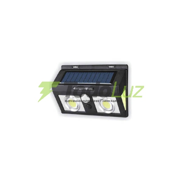PROYECTOR LED SOLAR DOBLE LED COB 15W C/SENSOR