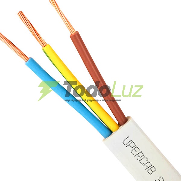 CABLE ENVAINADO CHATO 3 X 2.50MM MARFIL