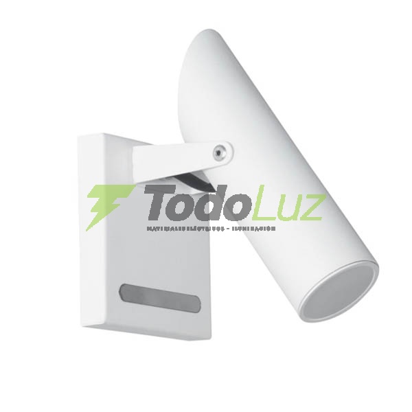 SPOT BORJA 1 LUZ GU-10 C/MOVIMIENTO BLA/NEG