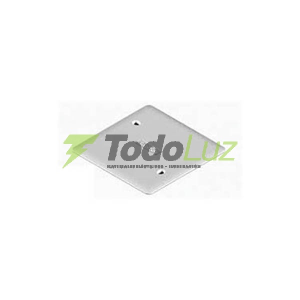 TAPA CIEGA PVC P/CAJA CUADRADA 10 X 10