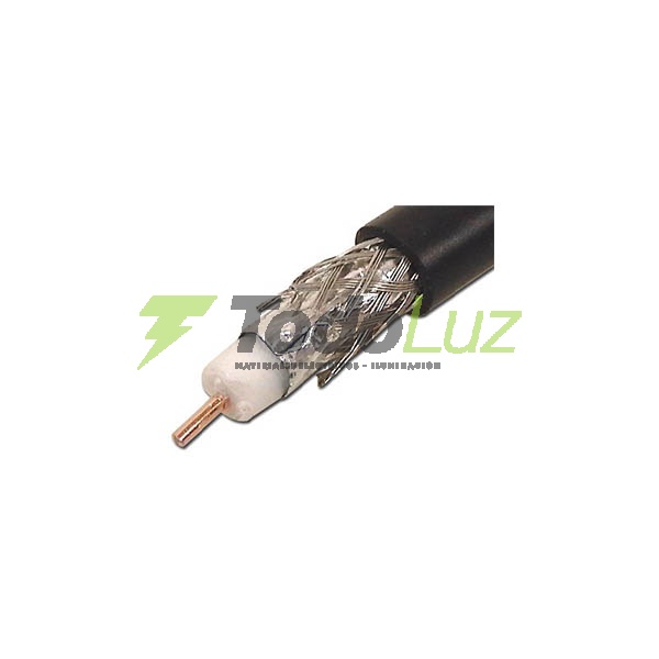CABLE COAXIL RG-6 75 OHMS NEGRO