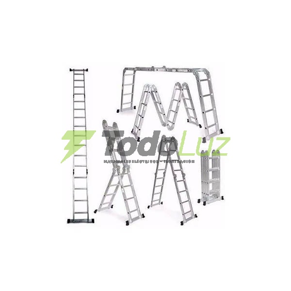 ESCALERA ALUMINIO MULTIPROPOSITO 4 X 5 ESCALONES