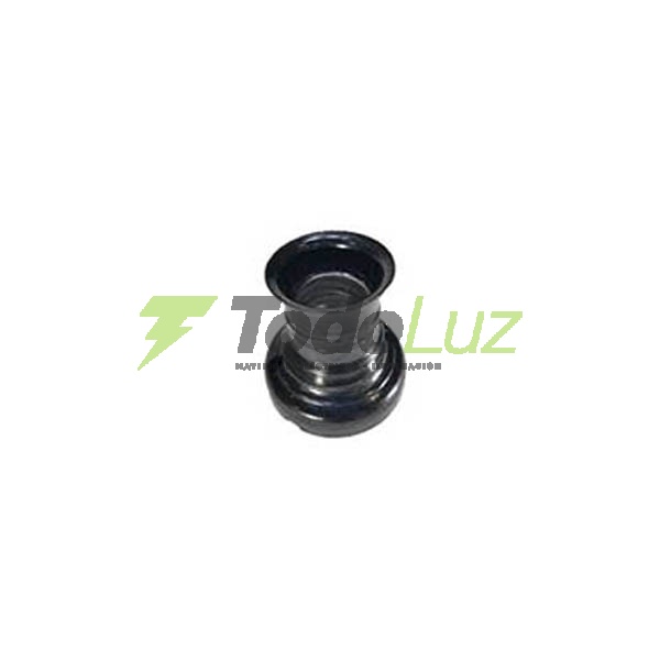 RECEPTACULO RECTO E-27 BAKELITA NEGRO