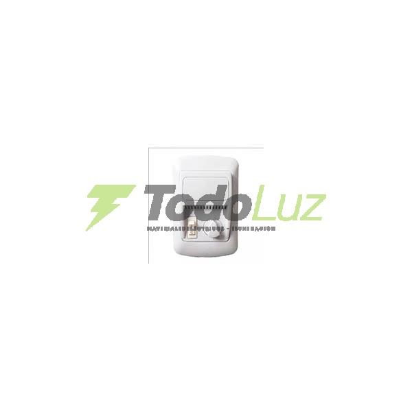 REGULADOR VENTILADOR EXT. C/CORTE 5 VEL. + LLAVE