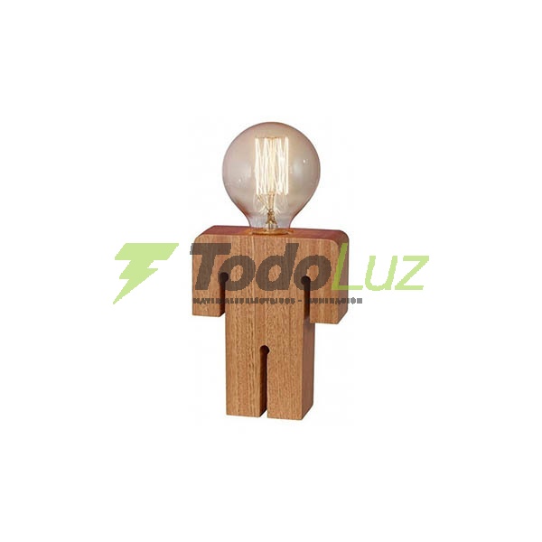 VELADOR MADERA FIGURA NENE