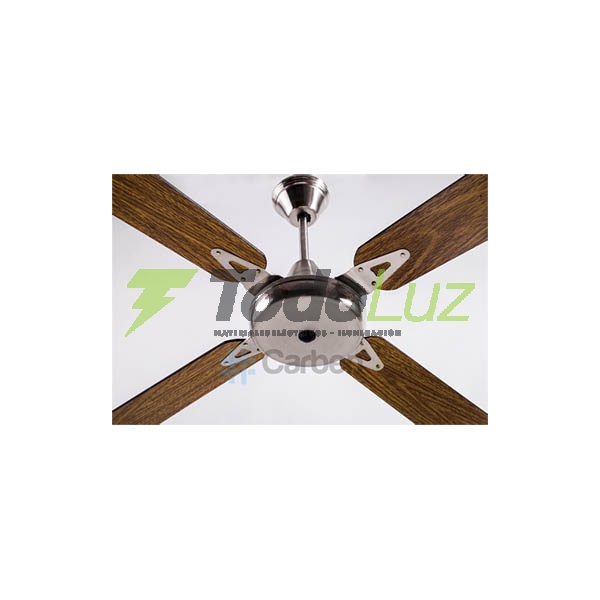 VENTILADOR DE TECHO PLATIL  4P MADERA