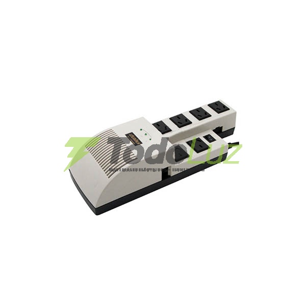 ESTABILIZADOR DE TENSION 6TOMAS 1000VA + INTERNET