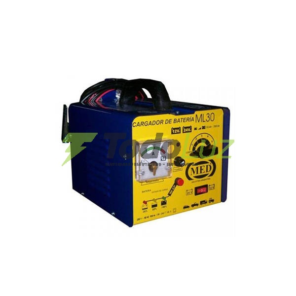 CARGADOR DE BATERIAS 40A C/ARRANCADOR 30/400AMP.