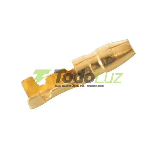 TERMINAL ENCHAPADO TUBULAR MACHO 4,6MM