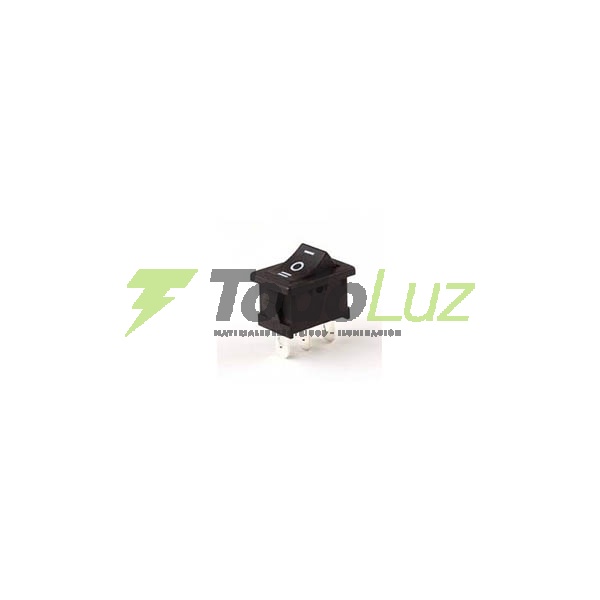 TECLA MINI INVERSORA ON-OFF-ON 3P ROJA