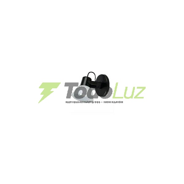 SPOT ANABELLA 1L BASE REDONDA NEGRO