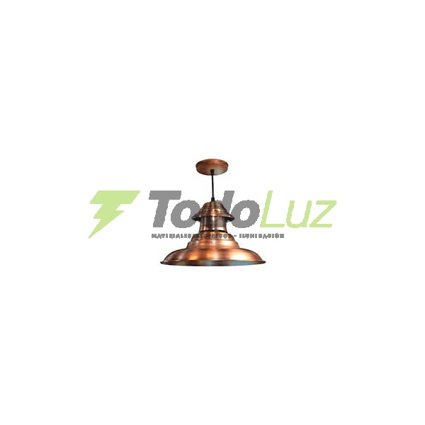 COLGANTE CHAPA 3 PIEZAS COBRE VIEJO