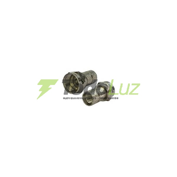 FICHA TV MACHO 75OHMS RG-59 A ROSCA