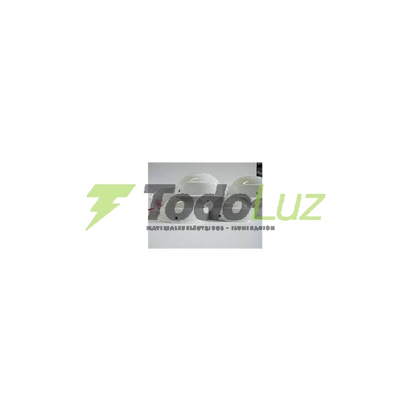GRIFA DE 10CM P/TORNILLO BLANCO/NEGRO