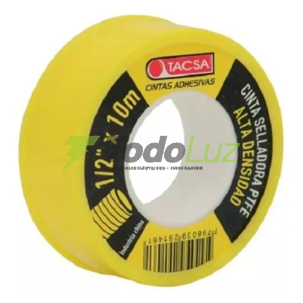 CINTA TEFLON X 10MTS 1/2 ALTA DENSIDAD