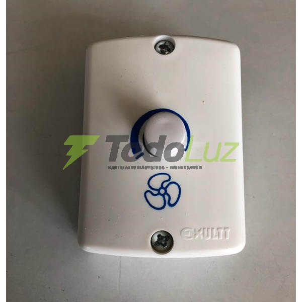 LLAVE EXTERIOR VARIADOR DE VENTILADOR BLANCO STICK