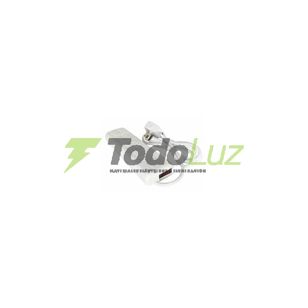 ZAPATILLA MULTINORMA 4T C/CABLE DE 1,5 MTS. BLANCO