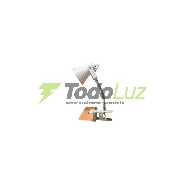 SPOT PINZA ESCALONADO CON FLEXIBLE BLANCO