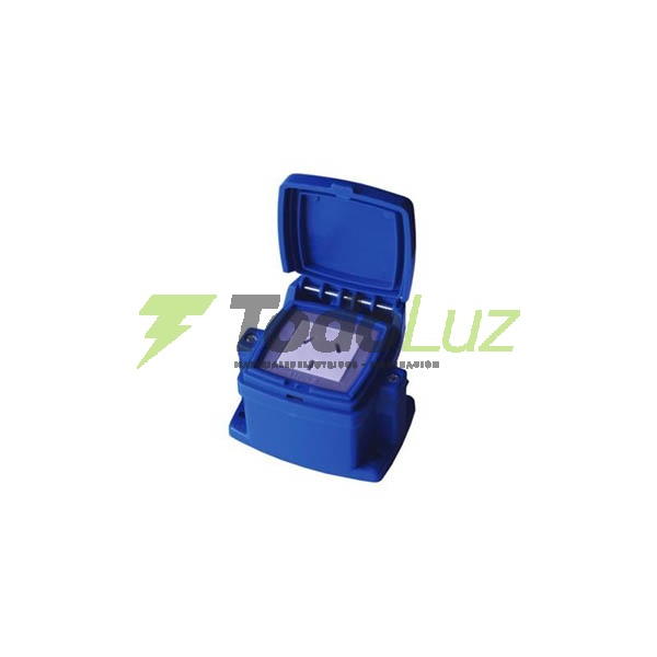 CAJA CAPSULADA 10A EXTERIOR BEIG C/TOMAC. POLARIZ.