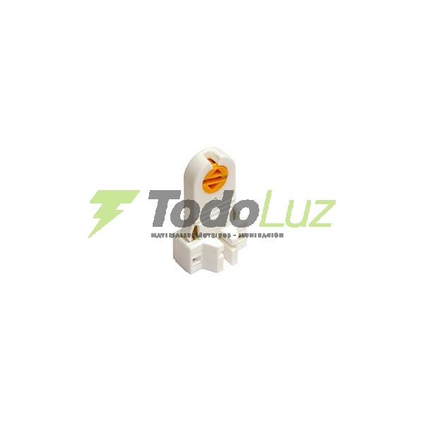 ZOCALO PARA TUBO FLUORESCENTE C/ROTOR