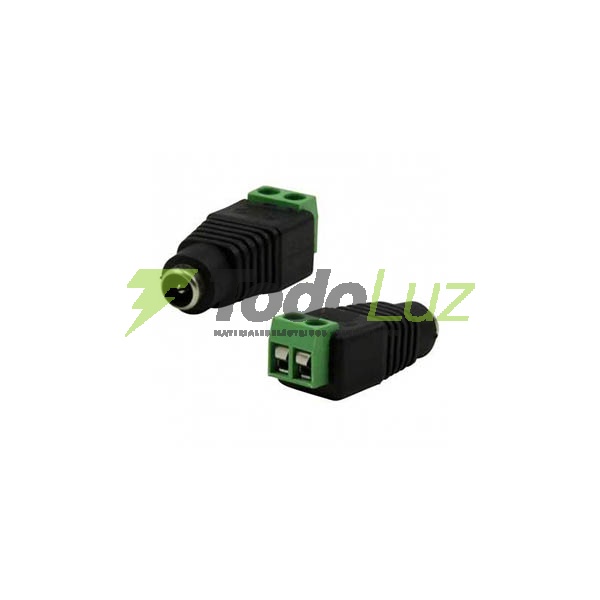 FICHA PLUG HUECO 2,5 X 5,5MM HEMBRA P/ALIMENTACION