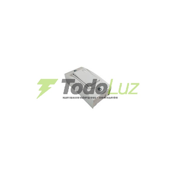 LLAVE EXTERIOR INTERRUPTOR SIMPLE BLANCO