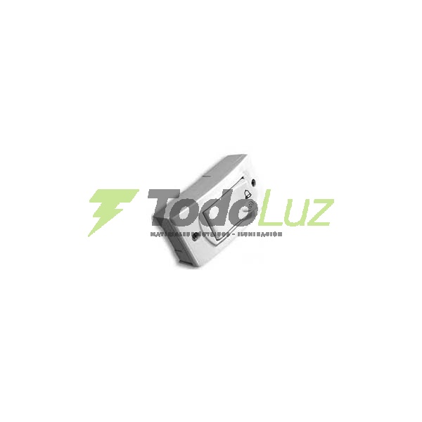LLAVE EXTERIOR PULSADOR BLANCO