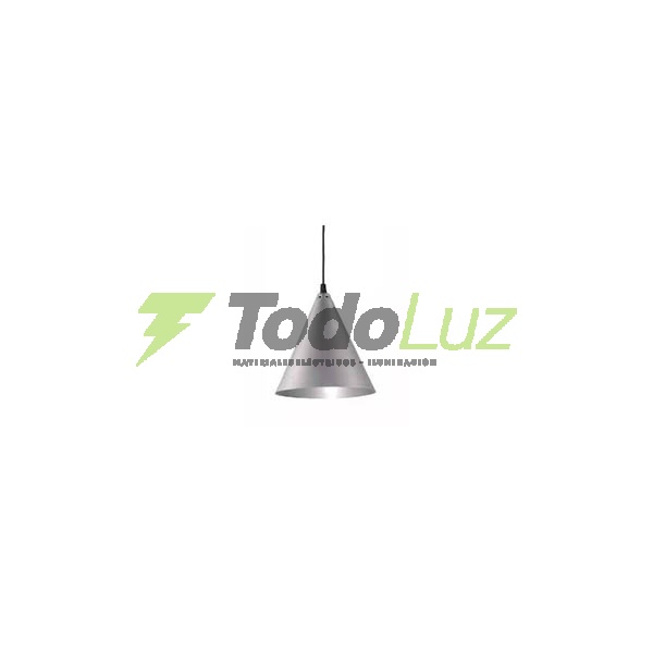 COLGANTE CONICO DE ALUMINIO 17,5CM