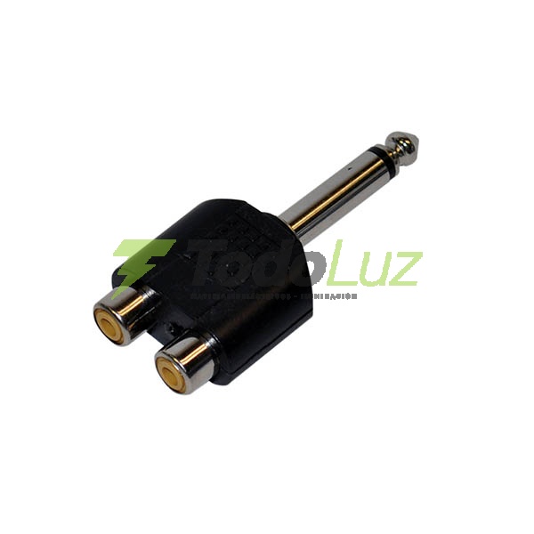 ADAPTADOR PLUG MONO 3,5 A 2 RCA