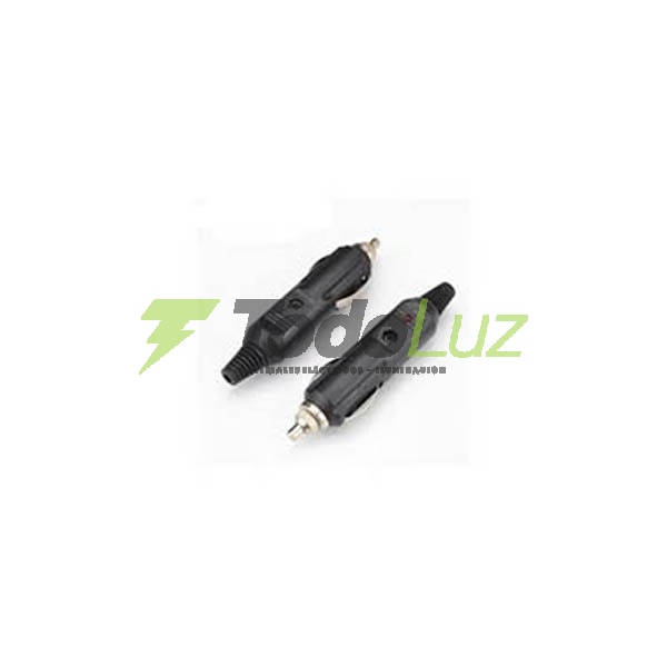 FICHA ENCENDEDOR MACHO PLUG 12V PORTAFUSIBLE