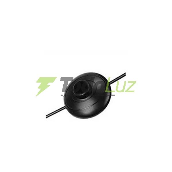 TORPEDO INTERRUPTORDE PIE BLANCO/NEGRO PVC