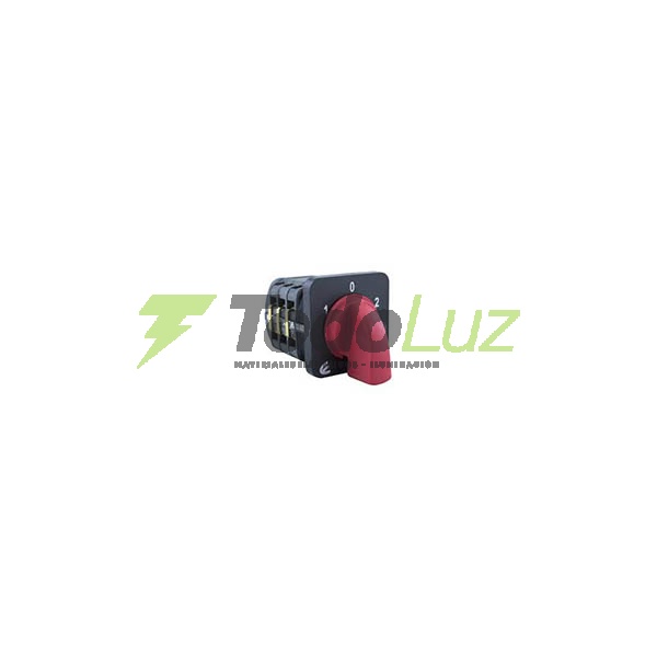 CONMUTADOR ROTATIVO 3 X 20A+N 1-0-2 P/TABLERO
