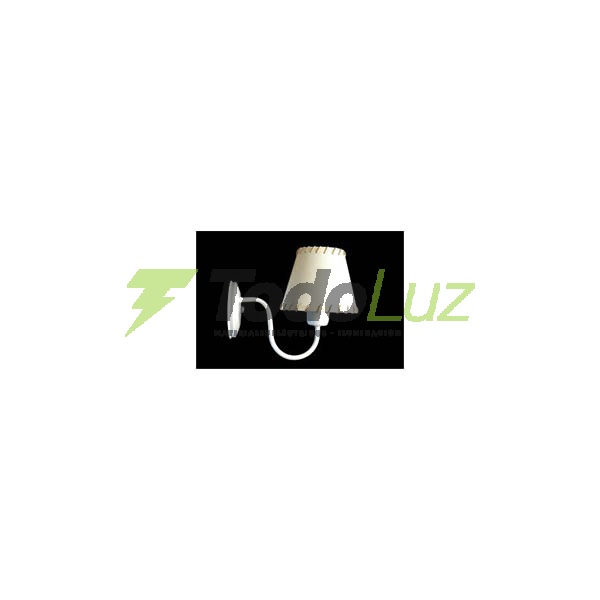 APLIQUE PARA PANTALLA 1 LUZ S/PANTALLA