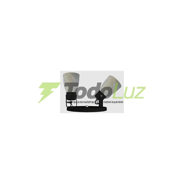 SPOT CATA MURANO 2L BASE REDONDA NEGRO