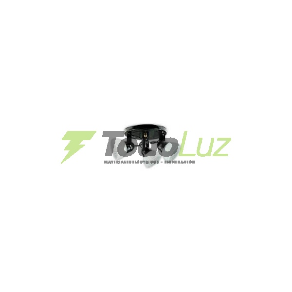 SPOT ANABELLA 3L BASE REDONDA NEGRO