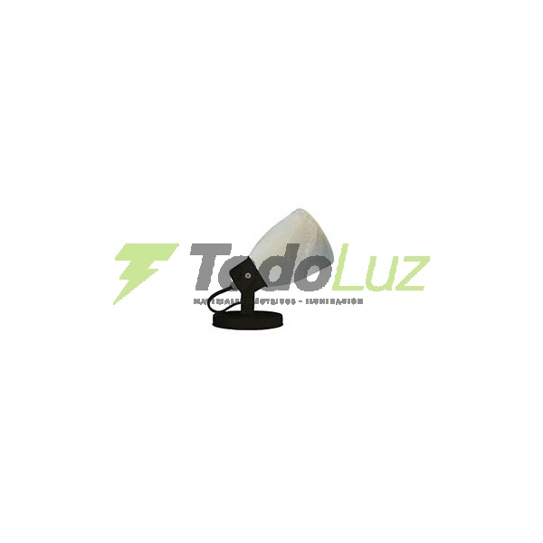 SPOT CATA MURANO 1L BASE REDONDA NEGRO
