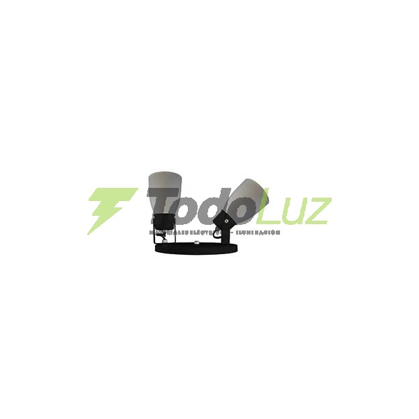 SPOT CATA MURANO 2L BASE OVALADA NEGRO