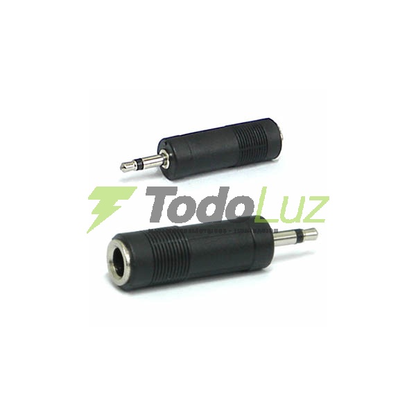 ADAPTADOR PLUG MONO 6,5 A MONO 3,5 MM