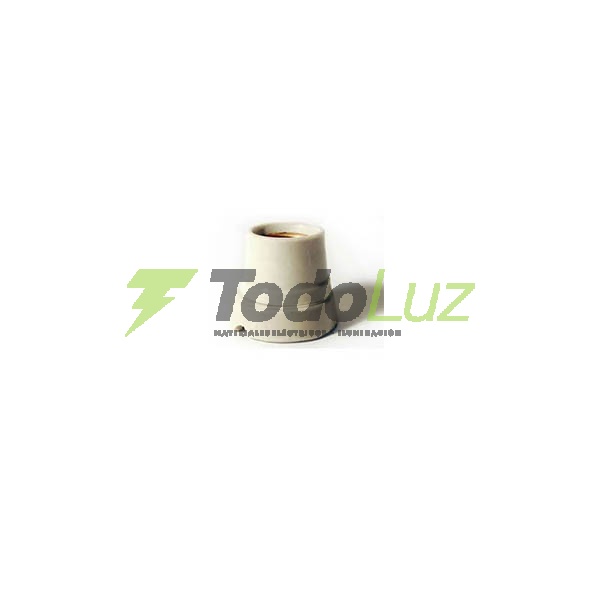 RECEPTACULO RECTO E-27 PORCELANA