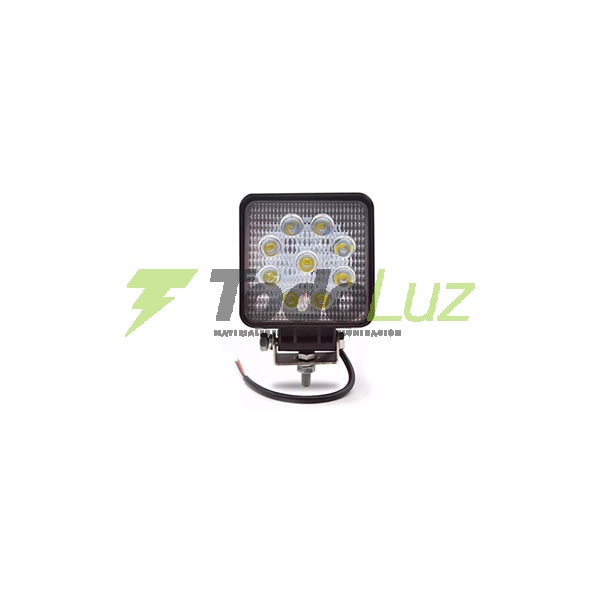 REFLECTOR LED 12/24V 27W ALUMINIO CUADRADO