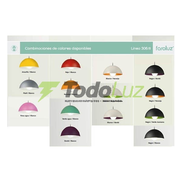 COLGANTE MEDIA ESFERA COMBINADO 21 CM