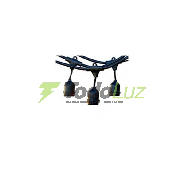 GUIRNALDA 30 PORTALAMPARAS E-27 15MTS