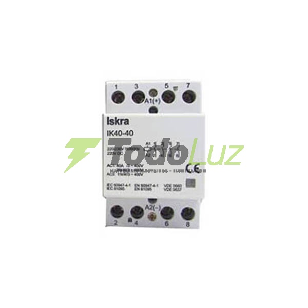 CONTACTOR TETRAPOLAR 3 MOD 63A 24V IKA63-40